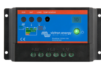 Victron Energy BlueSolar PWM Charge Controller LCD&USB 12V/24V, 10A